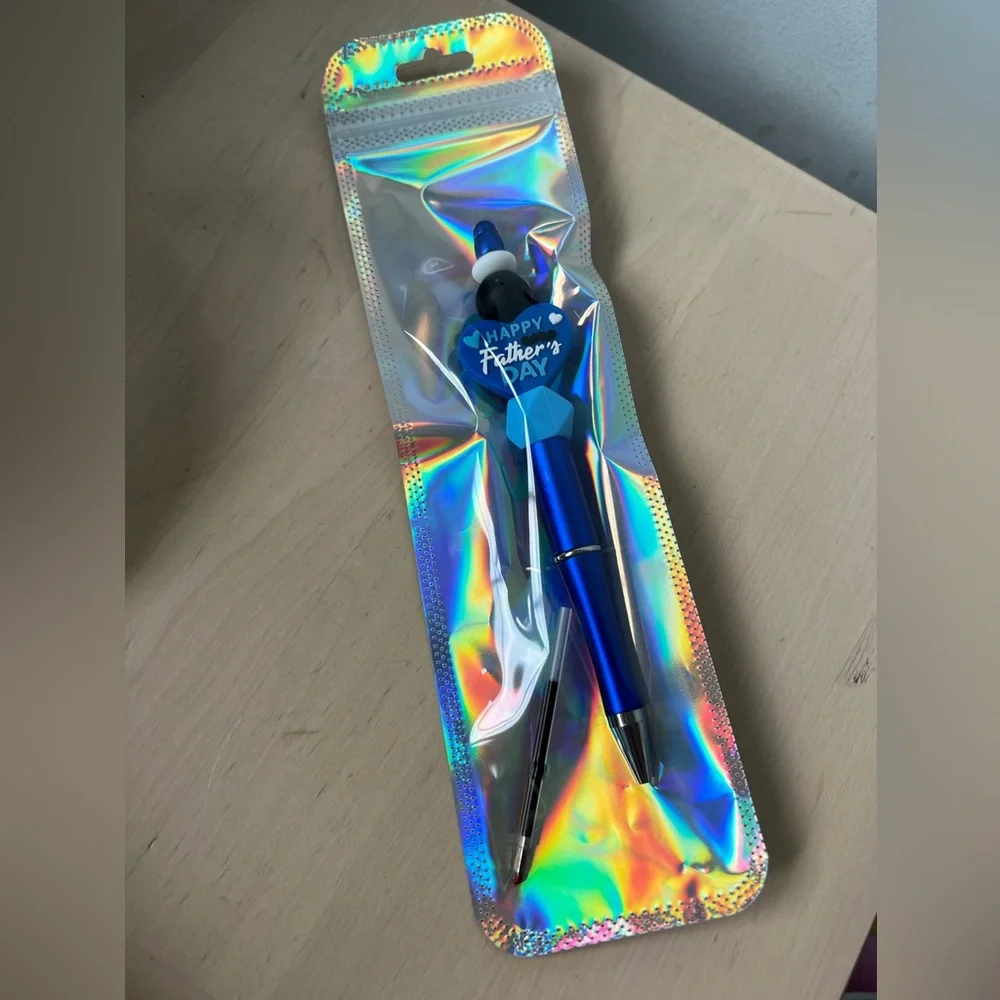 Custom made beaded pen + 1 Refill I Father’s Day Gift